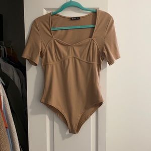 Tan bodysuit